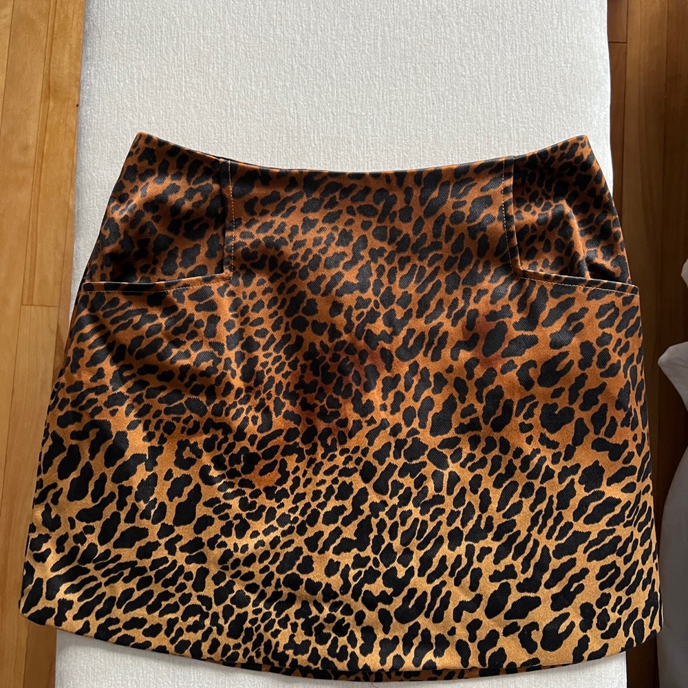 Cheetah Print Ecote Urban Outfitters Mini Skirt - Picture 4 of 10